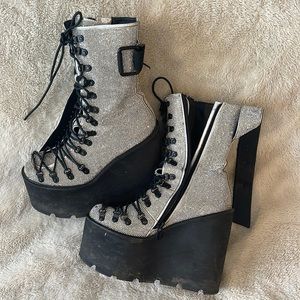 Club Exx Crystal Traitor Boots